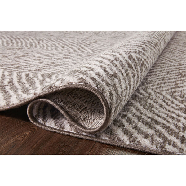 Vance Taupe and Dove Textured Area Rug, image 4