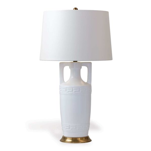 Regency White One-Light Table Lamp, image 3