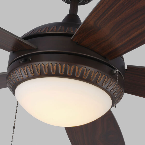 Discus Ornate Roman Bronze 52-Inch LED Ceiling Fan, image 4