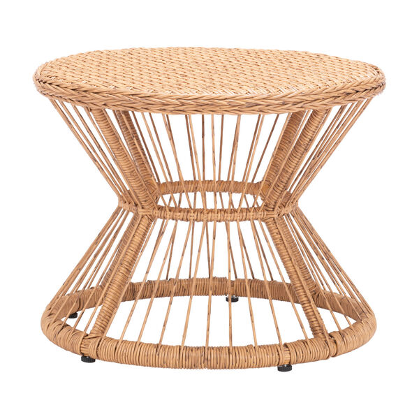 Ghente Natural and Beige Outdoor Side Table, image 5