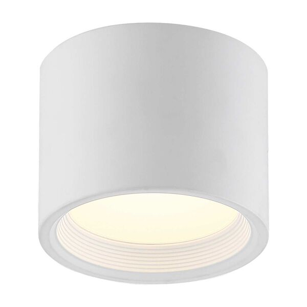 Reel White Five-Inch LED Flush Mount, image 4