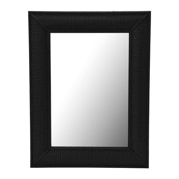 Black 20 x 26-Inch Wall Mirror, image 1