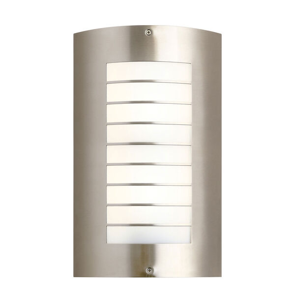 Newport Brushed Nickel Two Light Large Outdoor Wall Sconce, image 1