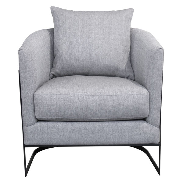 Swan Gray Accent Chair, image 1