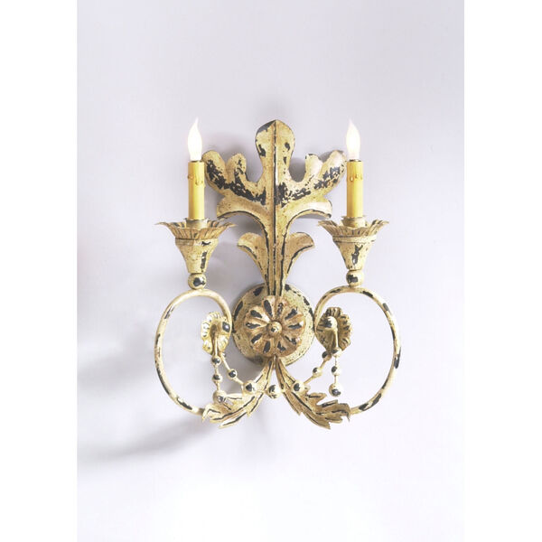 Antique Gold One-Light Wall Sconce, image 1