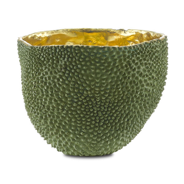 Green and Gold Large Jackfruit Vase, image 1