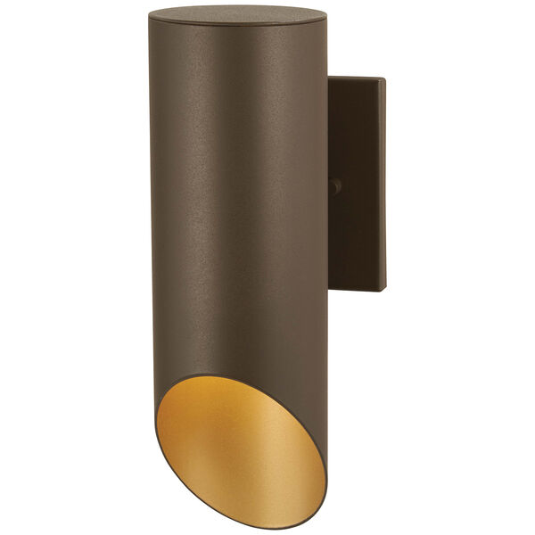 Pineview Slope Sand Bronze and Gold One-Light Outdoor Wall Sconce, image 1