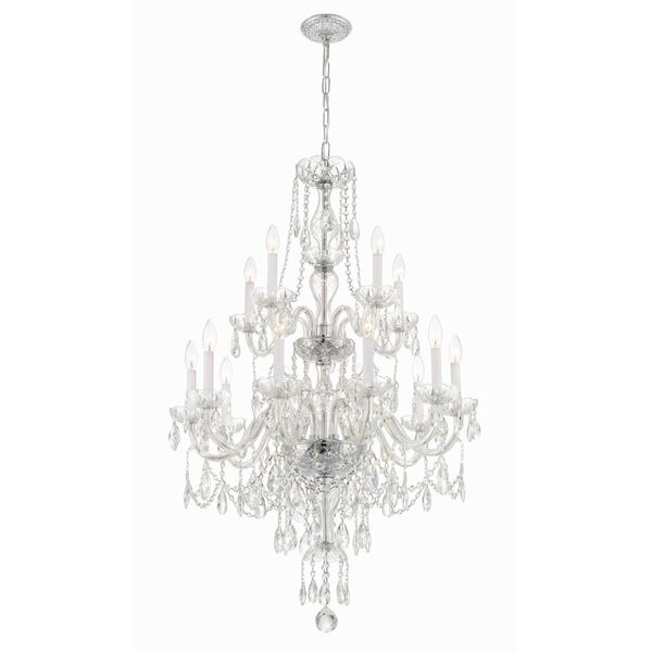 Traditional Crystal 15-Light Chandelier, image 4