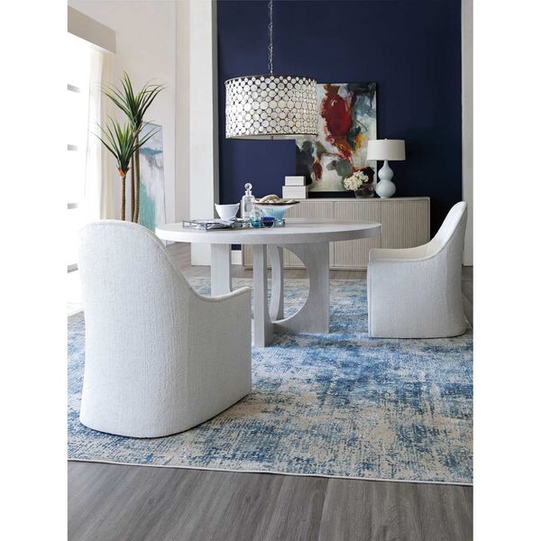 Signature Designs Misty Gray Apostrophe Round Dining Table, image 2