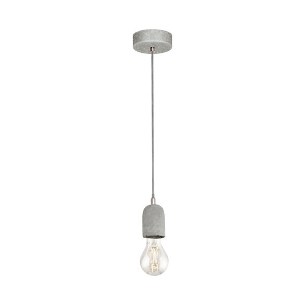 Silvares Grey One-Light Open Bulb Mini Pendant, image 1