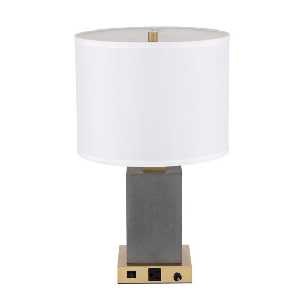 Pinnacle Brushed Brass 13-Inch One-Light Table Lamp, image 5
