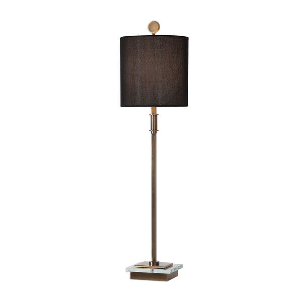 Volante Antique Brass One-Light Table Lamp, image 1