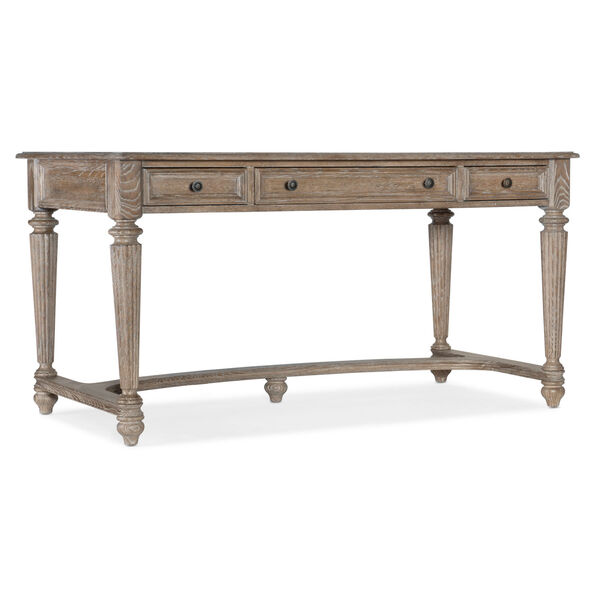 Sutter Oak and Champagne Writing Desk, image 1