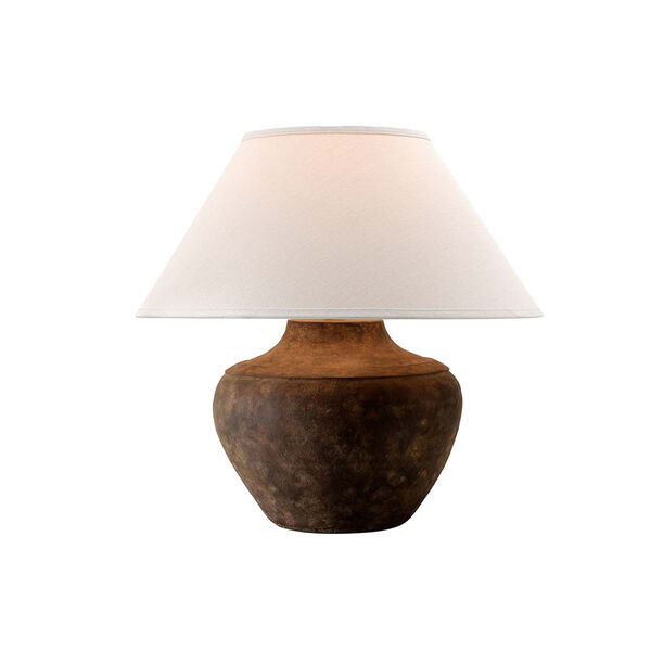Calabria Sienna Table Lamp with Linen shade, image 1