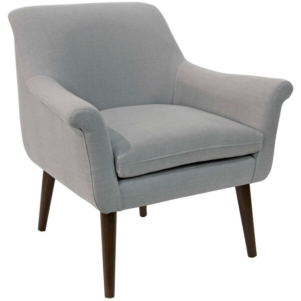Linen Gray 34-Inch Chair, image 1