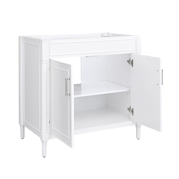 Bristol White 36-Inch Vanity Cabinet, image 3
