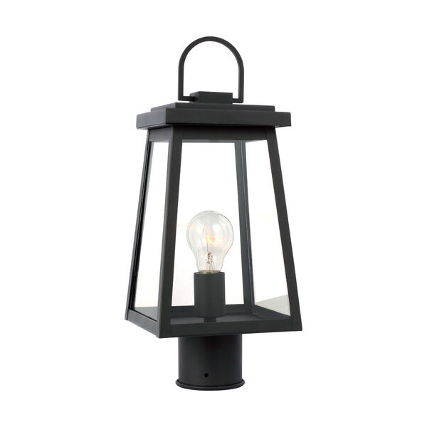 Founders Black One-Light Outdoor Post Lantern, image 2
