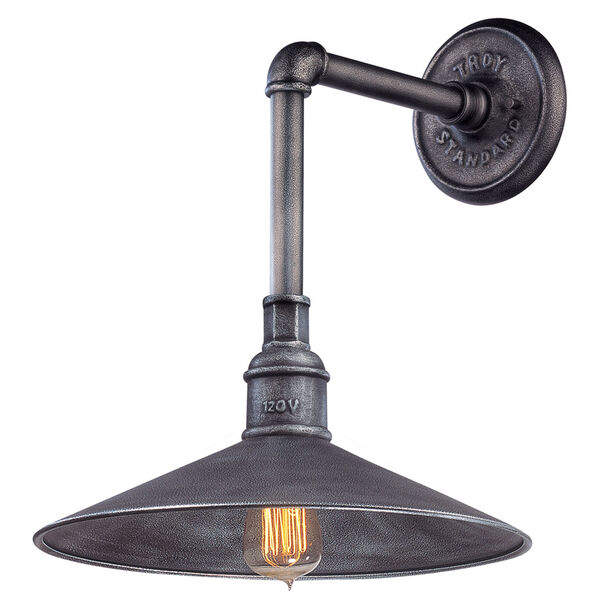 Toledo Old Silver One-Light 17-Inch Outdoor Wall Mount, image 1