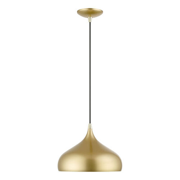 Amador Soft Gold with Polished Brass Accents One-Light Pendant, image 4