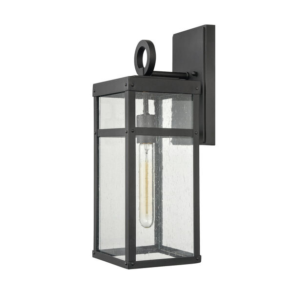 Dalton Textured Black Six-Inch One-Light Outdoor Wall Sconce, image 3