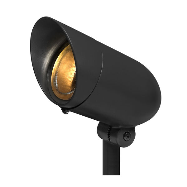 Black One-Light Accent Spot Light with Convex Clear Tempered and Soda-Lime Lens, image 2