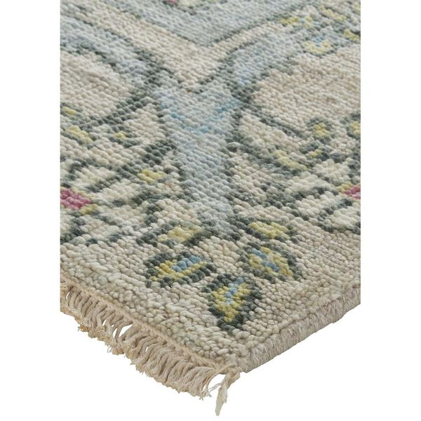 Beall Ivory Pink Green Area Rug, image 5