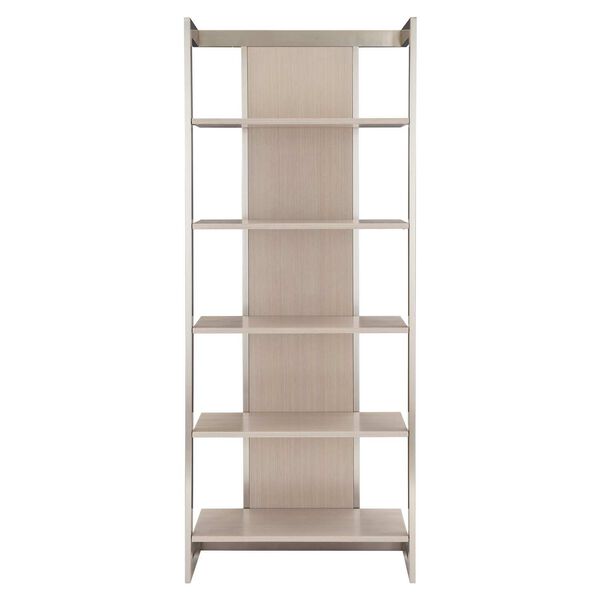Paloma Natural and Stainless Steel Etagere, image 1