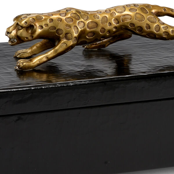Black Crackle Cheetah Box, image 2