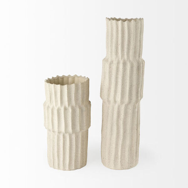 Cardon Cream 23-Inch Height Vase, image 2