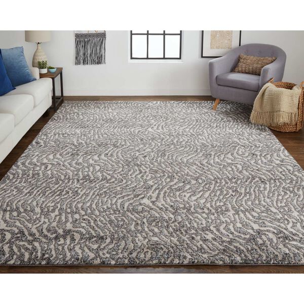 Vancouver Gray Taupe Ivory Area Rug, image 2