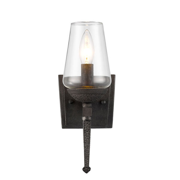 Marcellis Dark Natural Iron One-Light Wall Sconce, image 1