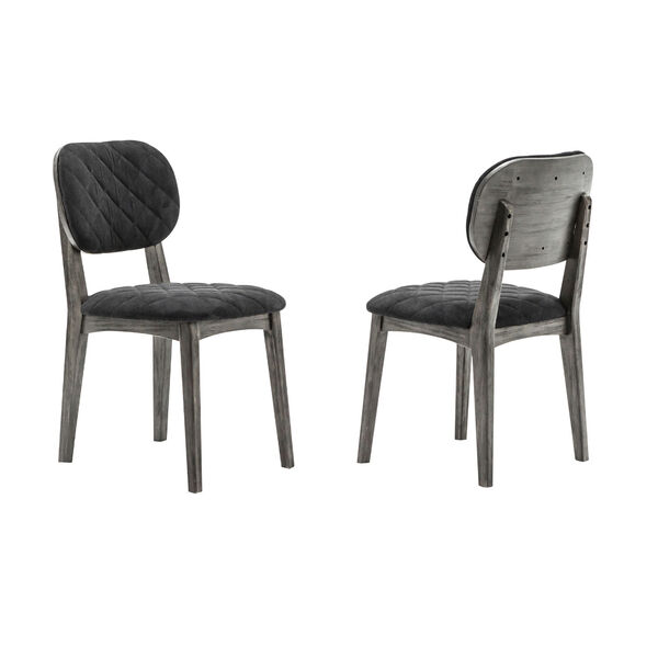 Katelyn Tundra Gray Midnight Dining Chair, Set of Two, image 1