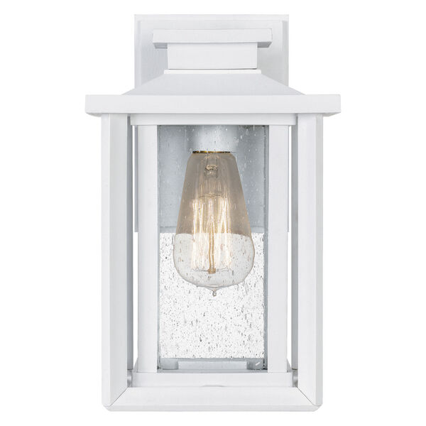Wakefield White Lustre Seven-Inch One-Light Outdoor Wall Mount, image 4