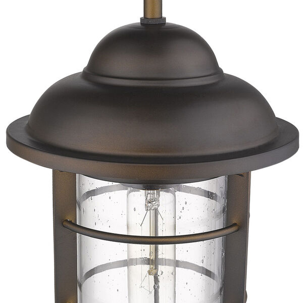 Dylan Oil Rubbed Bronze One-Light Outdoor Convertible Mini-Pendant, image 5