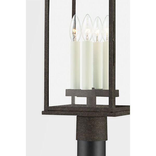 Sanders French Iron Four-Light Outdoor Post, image 4