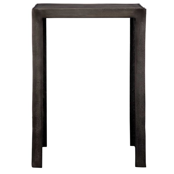 In The Groove Aluminum Antique Nickel End Table, image 2