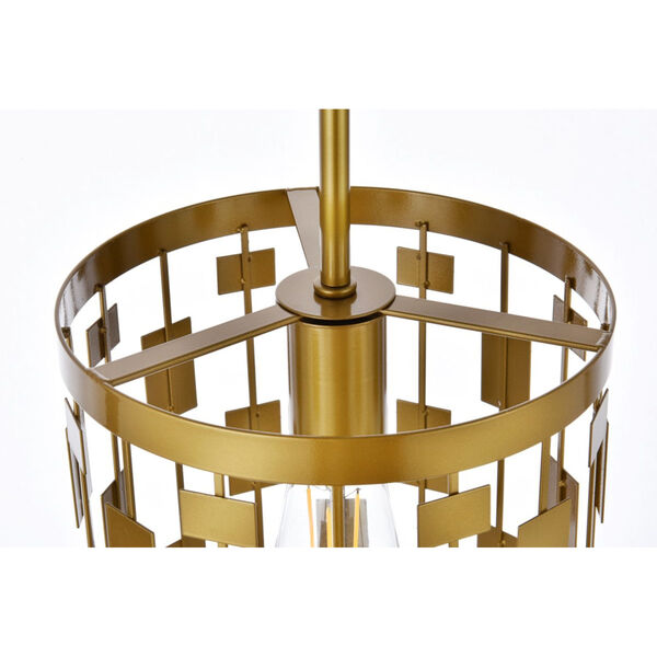 Levante Brass 10-Inch One-Light Pendant, image 6