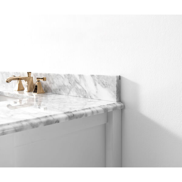Hayley White 48-Inch Rectangular Bath Vanity Set, image 6