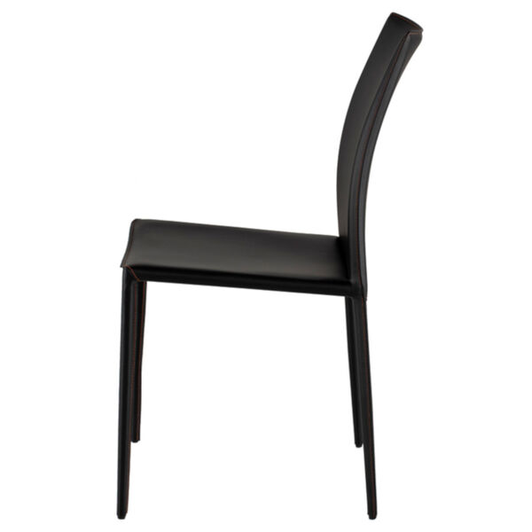 Sienna Matte Black Dining Chair, image 3