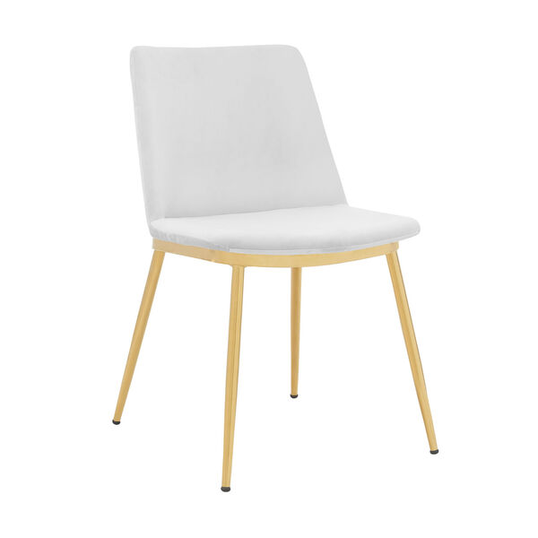 Messina White Dining Chair, Set of Two, image 2