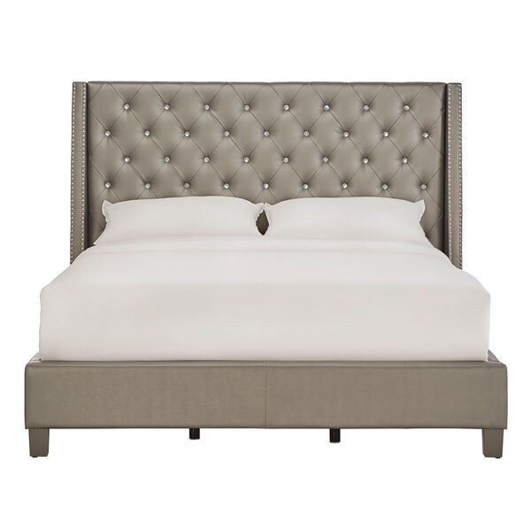 Sotello Crystal Tufted King Bed, image 3
