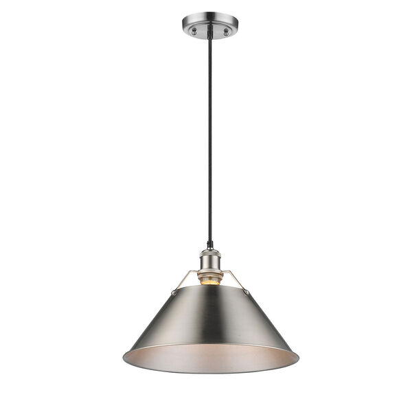 Orwell Pewter One-Light Pendant with Pewter Shade, image 2