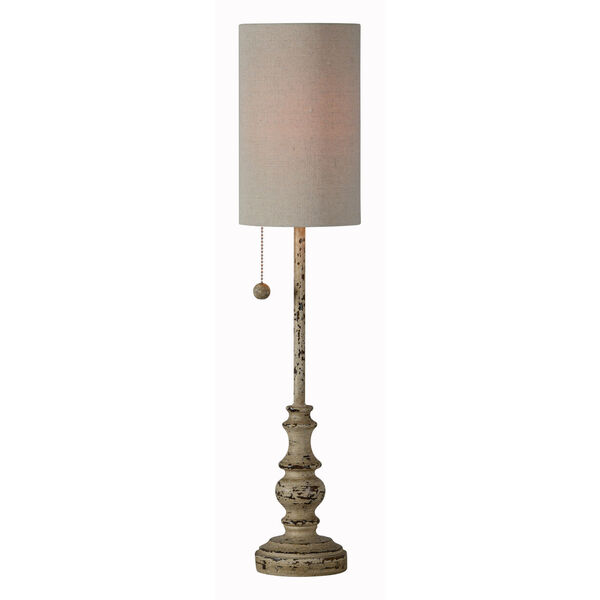 Jude Distressed Brown One-Light 28-Inch Buffet Lamp Set of Two, image 1