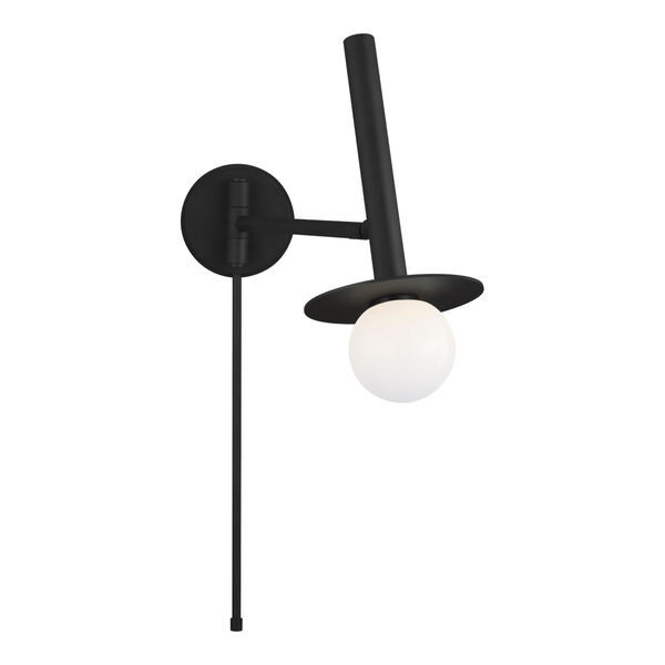 Nodes Midnight Black 6-Inch One-Light Wall Sconce, image 3