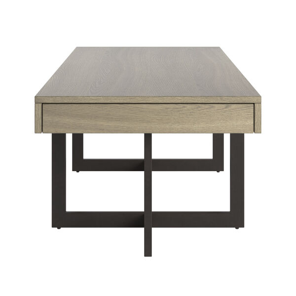 Hunter White Coffee Table with Two Drawer, image 4