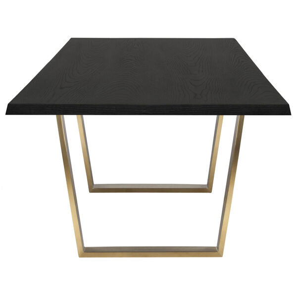 Versailles Onyx and Gold 79-Inch Dining Table, image 6