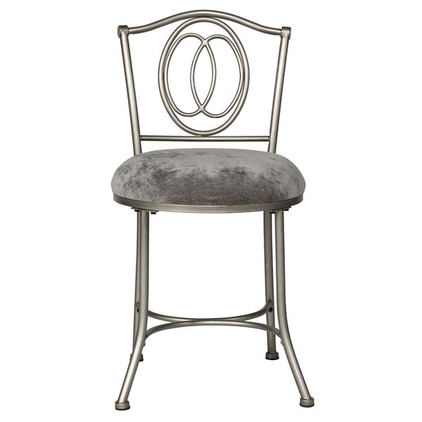 Emerson Pewter Vanity stool, image 5
