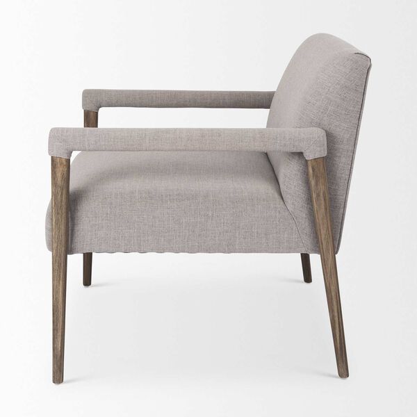 Palisades Gray and Brown Accent Chair, image 3
