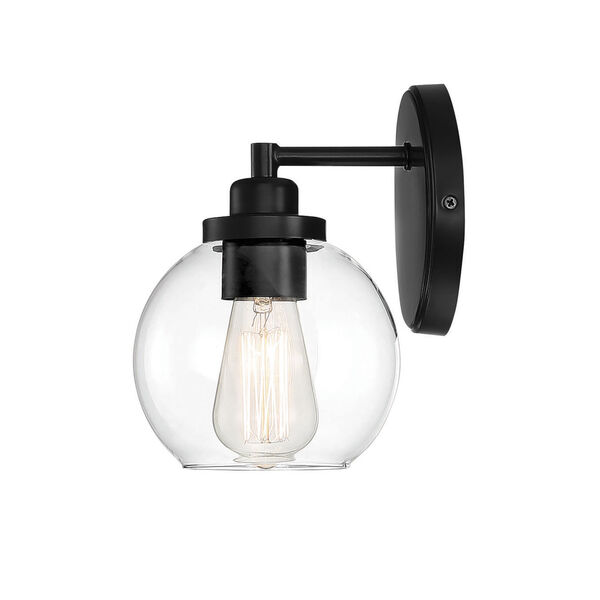 Carson Matte Black One-Light Wall Sconce, image 4