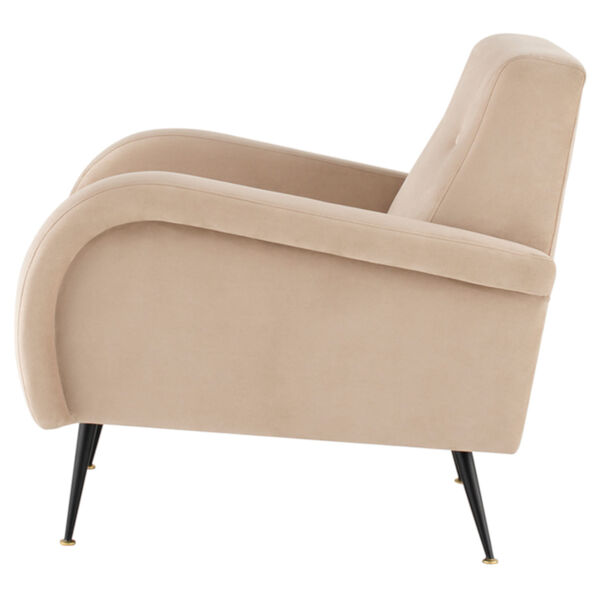 Hugo Beige and Black Occasional Chair, image 3